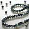 12 Pack: Black Small Glass Faceted Round Beads, 2mm by Bead Landing™
